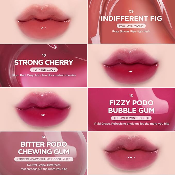 lilybyred Bloody Liar Coating Tint | Korean Glossy Lip Stain, Vivid & Juicy Color, Syrupy Shine, Moisturizing, Long-Lasting & Smudge-Proof, Non-Sticky, Lightweight, 0.14 oz. (09 Indifferent Fig)-Velvo Beauty