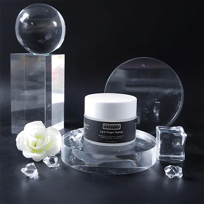 SLT Hydrating Lip Mask - Vegan Lip Collagen Sleeping Mask Soft and Supple Lips - Moisturizing Lip Balm with Peptide Complex for Lip Wrinkles Repair, Overnight Lip Treatment for Cracked Lips-Velvo Beauty