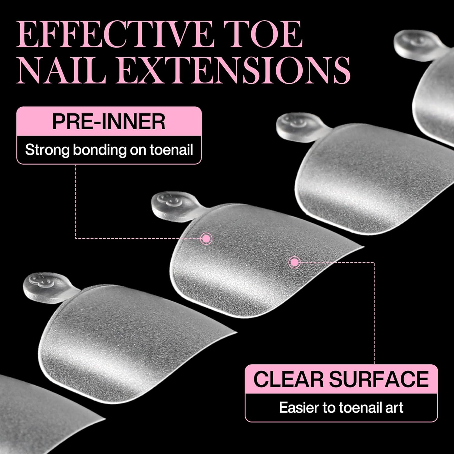 Square Toe Nail Tips, 240pcs Press On Toenails for Women Full Matte Wider Toe Nail Tips, 12 Size Full Cover Short Fake Toenail for Big Toe Nail Extensions Home DIY Nail Salon Soak Off-Velvo Beauty