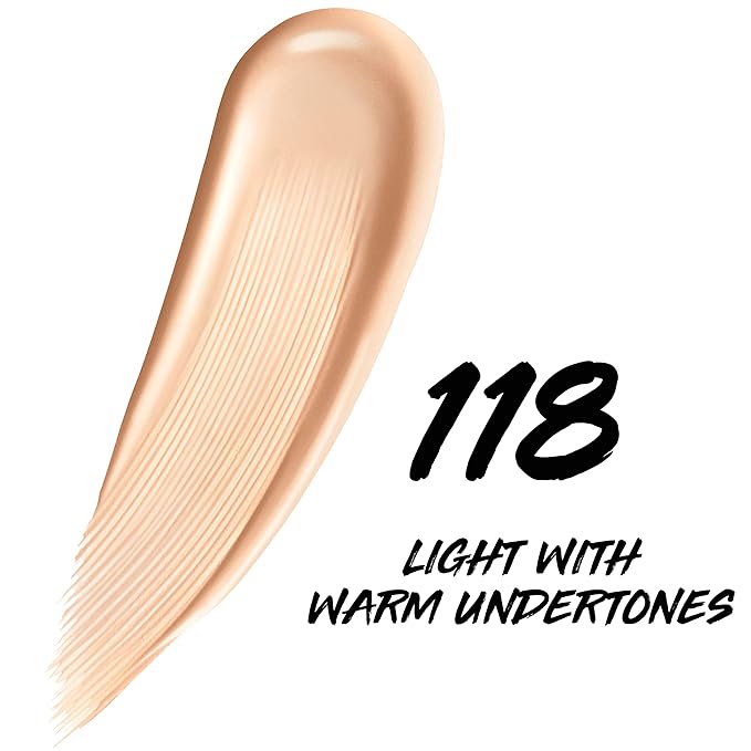 Maybelline Super Stay Up to 24HR Skin Tint, Radiant Light-to-Medium Coverage Foundation, Makeup Infused With Vitamin C, 118, 1 Count-Velvo Beauty