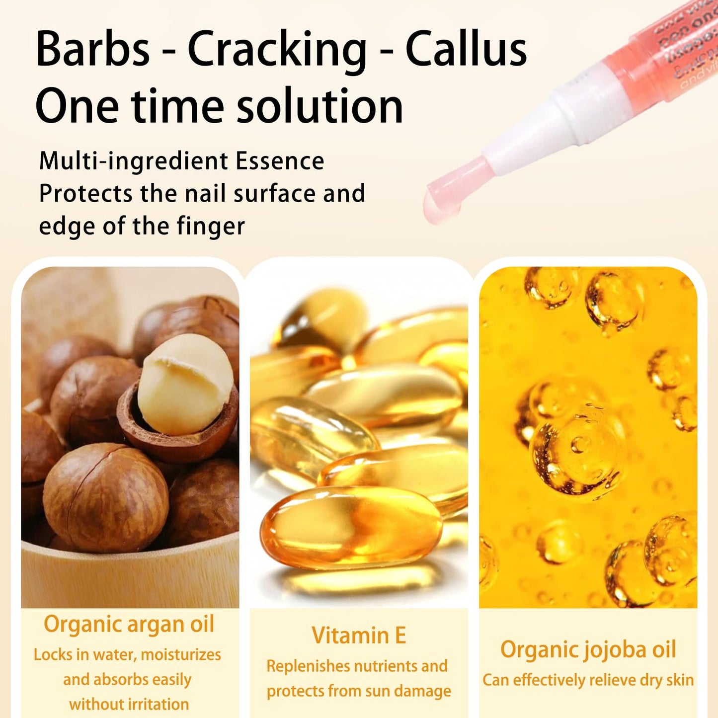 28PCS Cuticle Oil Pen Sweet Almond Nail Growth Serum and Repair Treatment Hydrating Oil for Dry Cuticles and Skin Cuticle Buddy Revitalize Nails with Radiant Cosmetics' Nail Growth Oil-Velvo Beauty