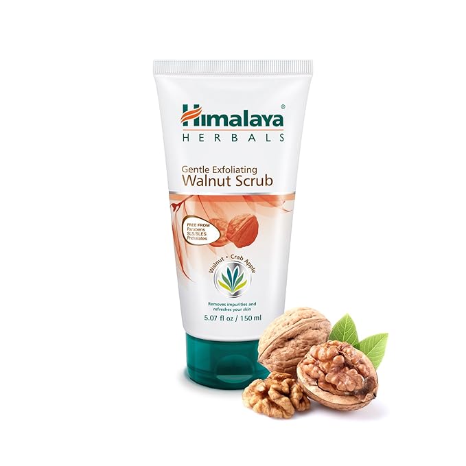Himalaya Gentle Exfoliating Walnut Scrub for Deep Cleaning & Renewed Skin, 5.07 oz-Velvo Beauty