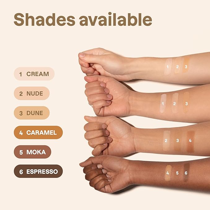 ATTITUDE Oceanly Light Coverage Foundation Stick, Titanium Dioxide-Free, EWG Verified, Plastic-Free, Vegan & Cruelty-free Makeup, Moka, 0.42 Ounces-Velvo Beauty