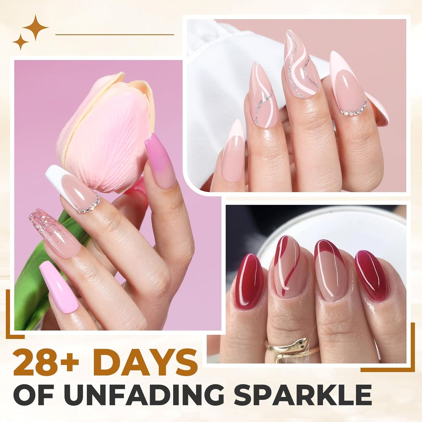 UNA GELLA No Wipe 2PCS Gel Top Coat Base Coat Set, Highly Glossy Top Coat Gel Nail Polish Strengthen and Acid-Free Clear Nail Base Soak Off, Key to Manicure for Her (U V Cure Need)-Velvo Beauty