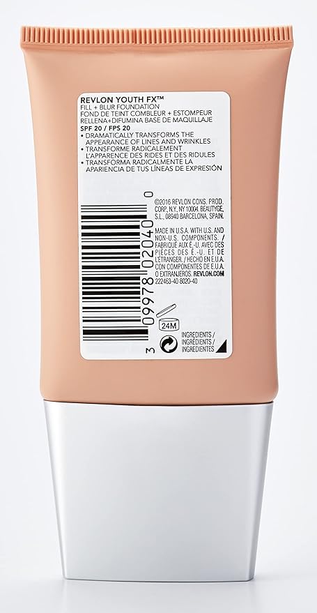 Youth Fx Fill + Blur Foundation 220Natural Beige Spf20 30Ml-Velvo Beauty