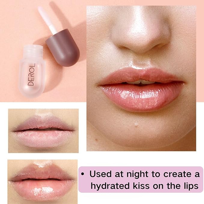 4Pcs Lip Plumper Set,Lip Plumper,Natural Lip Plumper kit,Day and Night Lip Plumper-Velvo Beauty