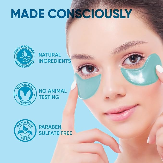 Under Eye Patches for Anti-Aging: 30 Pairs Retinol Collagen Gel Eye Pads - Reduces Wrinkles, Dark Circles, Eye Bags & Puffiness, Fine Lines Smoothing Treatment & Hydrating Eye Mask for Women-Velvo Beauty