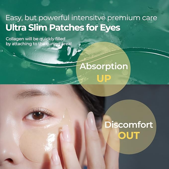 Marine Collagen Under Eye Hydrogel mask for Dark circles, Wrinkle and Puffiness (puffy eyes) | Korean Skincare-Velvo Beauty