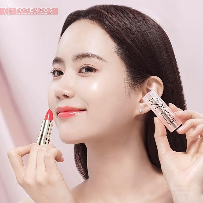 Tinted Lip Balm Hydrating 0.11oz, Glow Pink Shade, Glossy High Pigmentation, Sheer and Smooth, Mositurizing, Natural Color (Red Scarlet)-Velvo Beauty