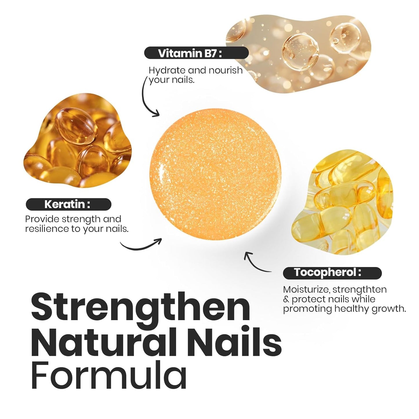 Beetles Neon Nail Polish Set, 6 Colors Glitter Nail Polish Kit Shimmer Pink Blue Green Yellow Orange Neon Fever Quick Dry Fingernail Polish Gifts for Women Salon DIY Manicure Kit-Velvo Beauty