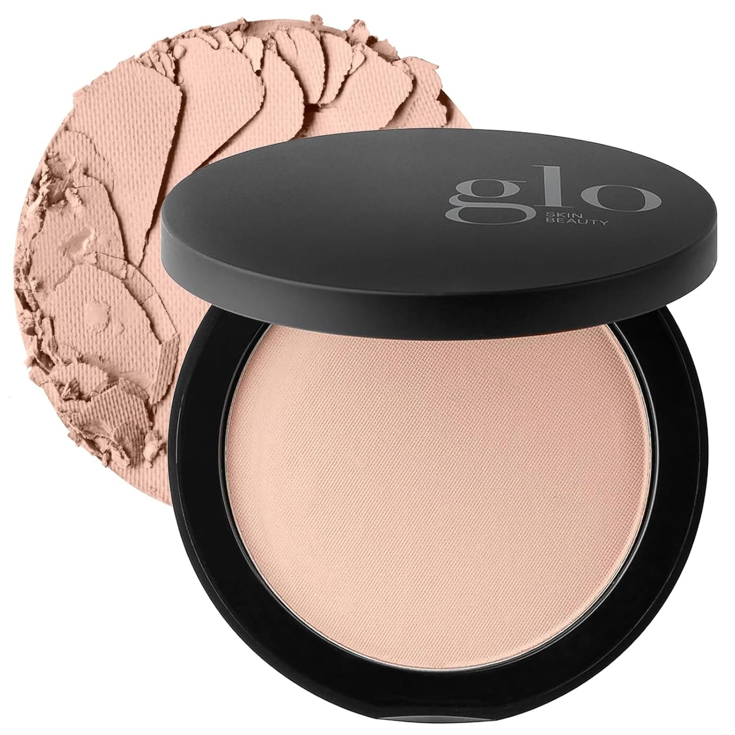 Glo Skin Beauty Pressed Base Powder Foundation Makeup (Beige Light) - Flawless Coverage for a Radiant Natural, Second-Skin Finish-Velvo Beauty