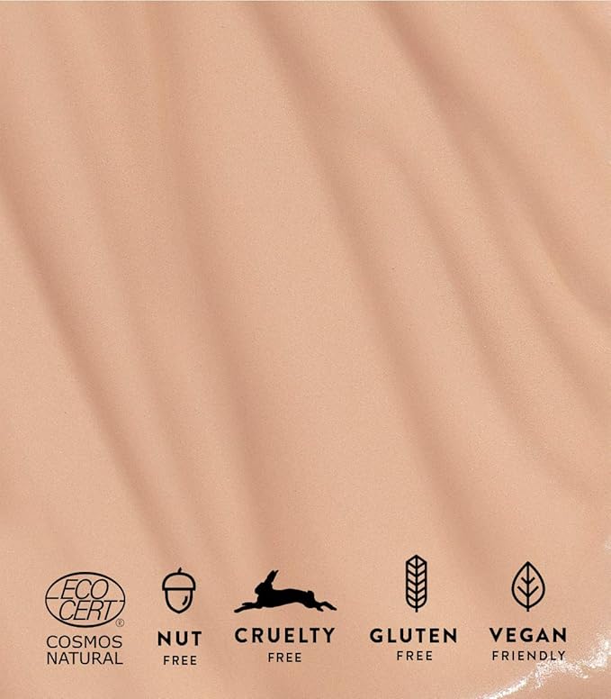 MÁDARA Organic Skincare | Skin Equal Soft Glow Foundation SPF15 ROSE IVORY 30-30ml, Mineral foundation with hyaluronic acid, Buildable medium coverage, Dewy foundation, Vegan, COSMOS certified-Velvo Beauty