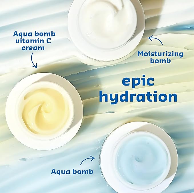 belif Aqua Bomb Vitamin C Face Cream Moisturizer, Infused with Hyaluronic Acid, Vitamin C & Vitamin E, Intense Hydration, For All Skin Types, Korean Skin Care-Velvo Beauty