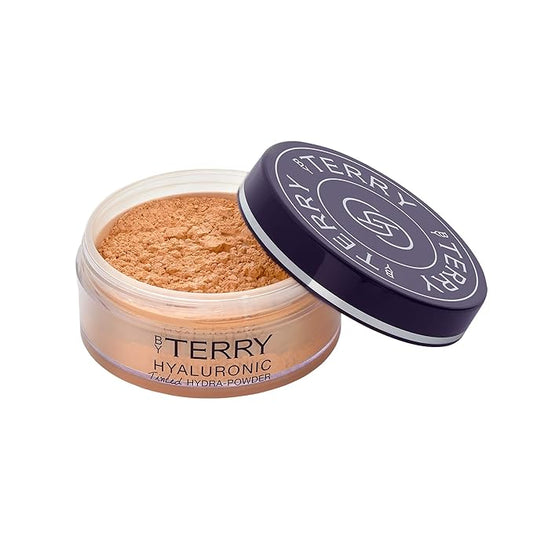 By Terry Hyaluronic Tinted Hydra-Powder, Non-Drying Loose Face Setting Powder, Blur Imperfections & Mattify, Medium Fair, 0.35 oz-Velvo Beauty