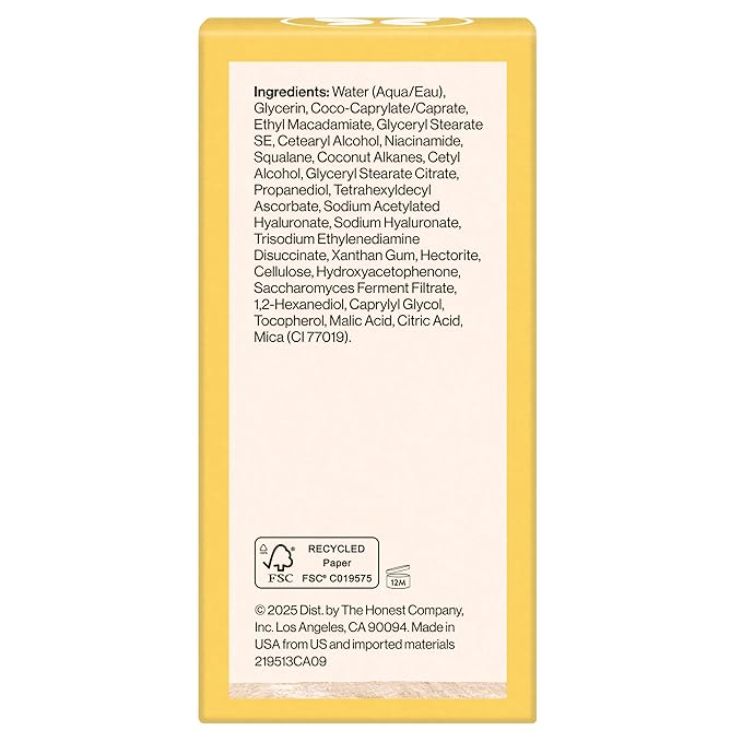 Honest Beauty Everyday Radiance Vitamin C Lightweight Moisturizer | Brightens + Improves Skin Tone | Gentle for Sensitive Skin, Fragrance Free, Vegan | 1.7 fl oz-Velvo Beauty