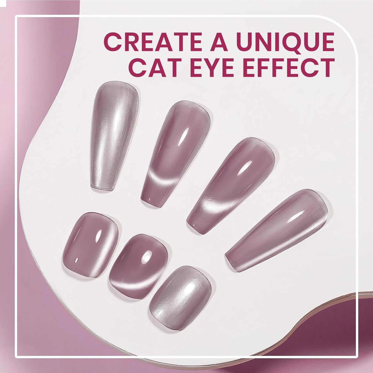 Magnetic Nail Polish Non Gel Quick Dry Glitter Cat Eye Nail Polish Cats Eye Toe Fingernail Air Drying Fast Lacquer Manicure Gift For Women Girls 16ml, 0.54fl oz-Velvo Beauty