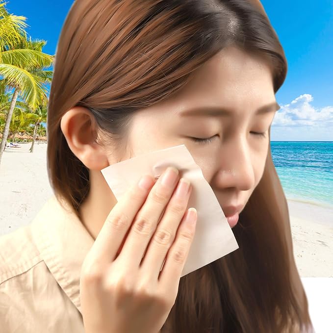 Teenitor Oil Absorbing Sheets for Face, 1000 Sheets Jasmine Oil Blotting Paper for Oily Skin, Natural Oil Control Film Oil Blotting Sheets for Face Men Women, Face Oil Sheets-Velvo Beauty