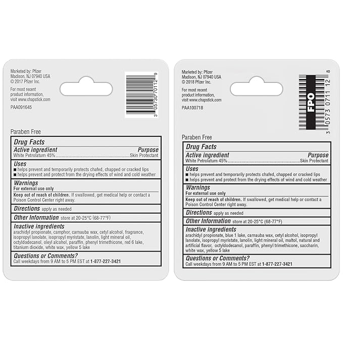 ChapStick Lip Care Bundle – Classic Spearmint + Classic Original Lip Balm, 0.15 Ea (2 Piece Set)-Velvo Beauty