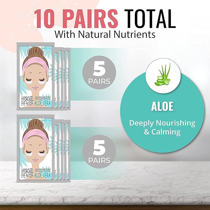 Lookatme Hydrogel Eye Patch Aloe Vera, 1.1 Ounce-Velvo Beauty