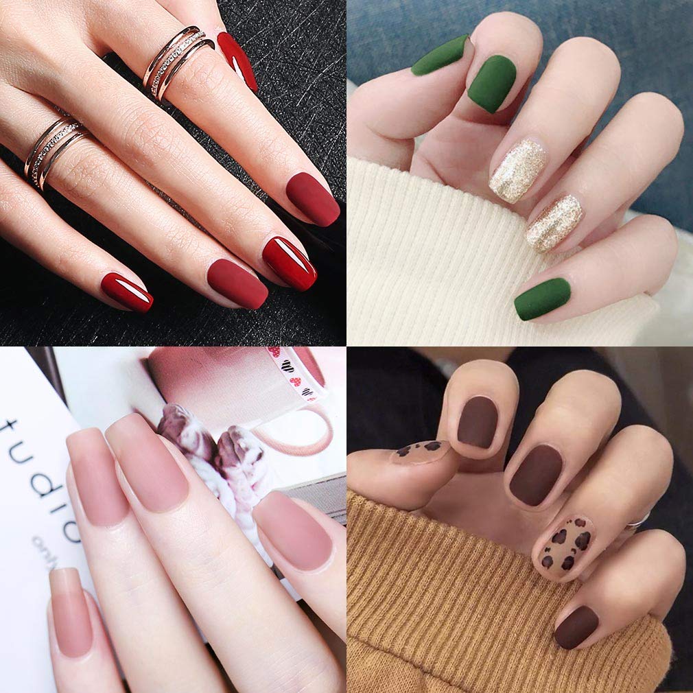 VENALISA 2 Pcs No Wipe Matte Gel Top Coat and Base Coat Set- Matte Top Coat Gel Nail Polish Kit, Soak Off Nail Art Home and Professional Manicure-Velvo Beauty