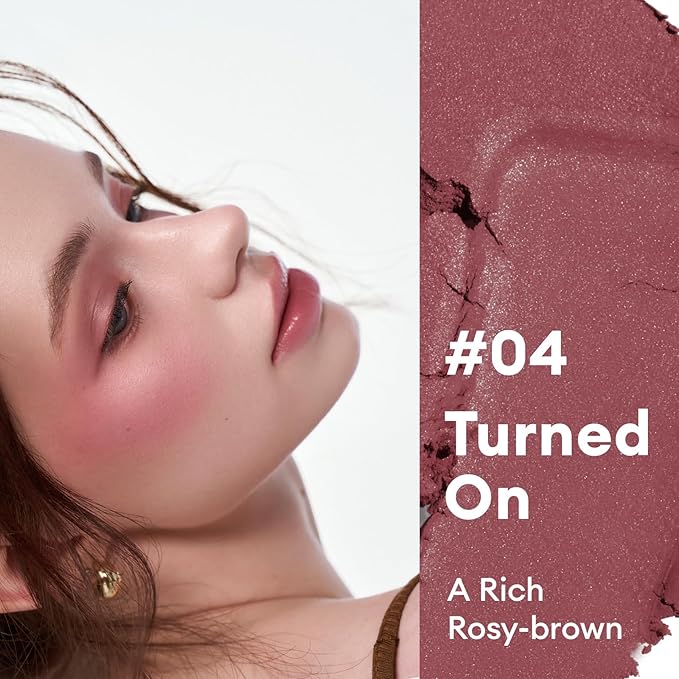 ITY Mood Blush, Blush for Cheeks Makeup,Moisturizing Creamy Blush Dual Funtions, Highly Spreadable, 0.18 oz (5.2g) in Turned On-Velvo Beauty