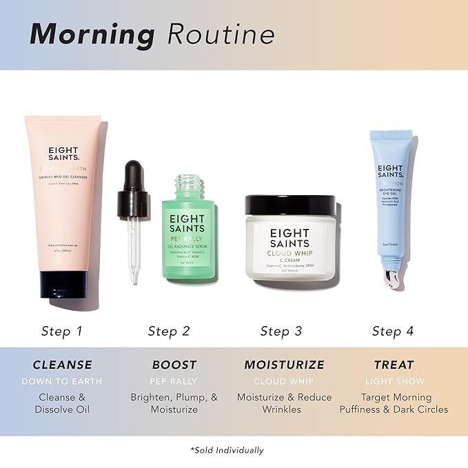 Eight Saints Skincare Cloud Whip Vitamin C Face Moisturizer Day Cream, Natural and Organic Face Cream For Women, Anti Aging Cream For Face To Reduce Fine Lines and Wrinkles, 2 Ounces-Velvo Beauty