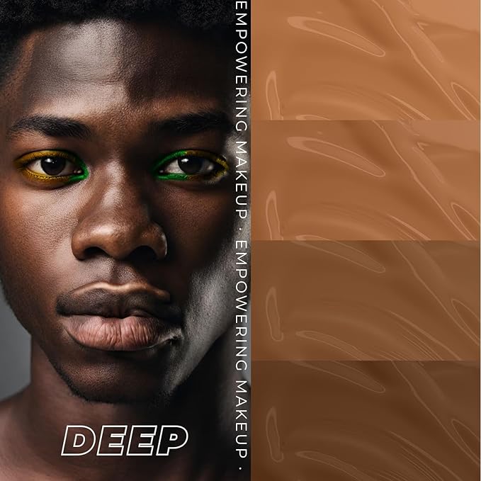 LAMEL OhMy Clear Face Full Coverage Foundation - Acne Coverage - Salicylic Acid & Tea Tree Extract - Dewy & Flawless Finish - Sensitive Skin Care - Organic & Oil-Free - 410, 1.35 fl.oz-Velvo Beauty