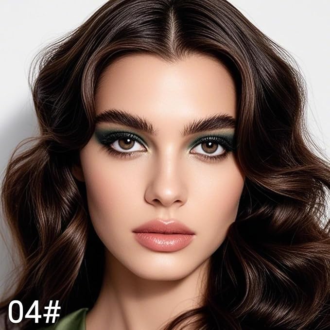 Erinde Waterproof Eyeshadow Stick, Cream Eye Shadow Stick, Long-Lasting, Crease-Proof, Cream to Powder Buildable & Blendable Eye Shadow Pencils Crayon, Vegan & Cruelty-Free, 04 Bottle Green-Velvo Beauty