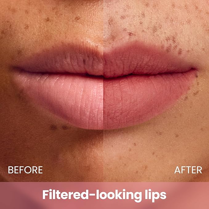 COLORGRAM NUDE BLUR TINT 14 MELLOW STRAWBERRY | Soft Velvet Matte Liquid Lipstick & Cheek Tint | Lightweight Blurring Tint for a Smooth & Airbrushed Finish | Long-Lasting & Non-Sticky Formula-Velvo Beauty