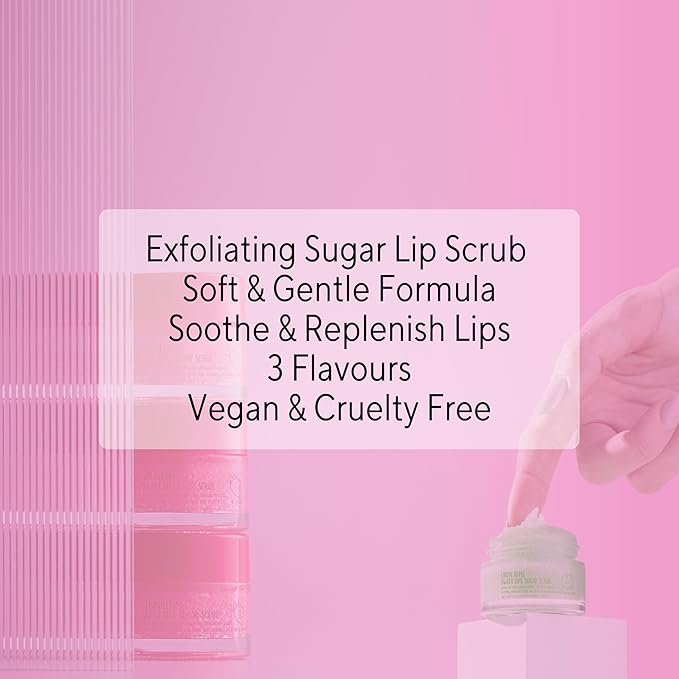 W7 Sweet Dreams Lip Scrub & Overnight Lip Mask Duo - 2Pcs Set - Strawberry Flavour - Exfoliate, Condition, Soothe & Hydrate-Velvo Beauty