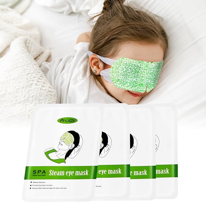 Warm Eye Mask for Tired Eyes 4 Pcs-Velvo Beauty