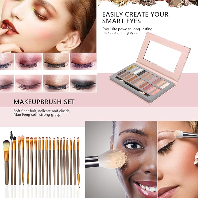 Makeup Kit All-in-one Makeup Gift Set for Women Full Kit(20 colors set)-Velvo Beauty
