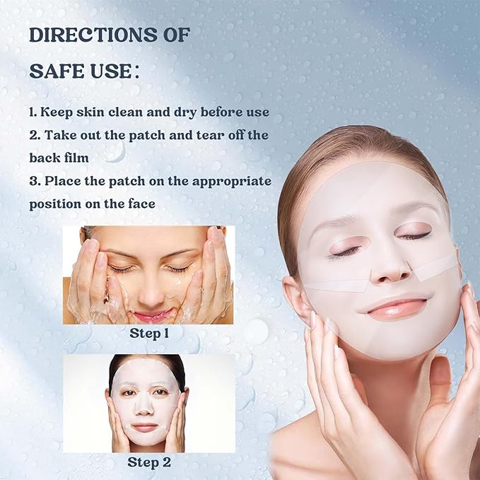 S-SNAIL-OO Bio-collagen Deep Real Mask, Collagen Mask, Bio Collagen Face Mask, Anti Wrinkle Mask, Korean Pure Collagen Gel Films Overnight Face Mask (3PCS)-Velvo Beauty