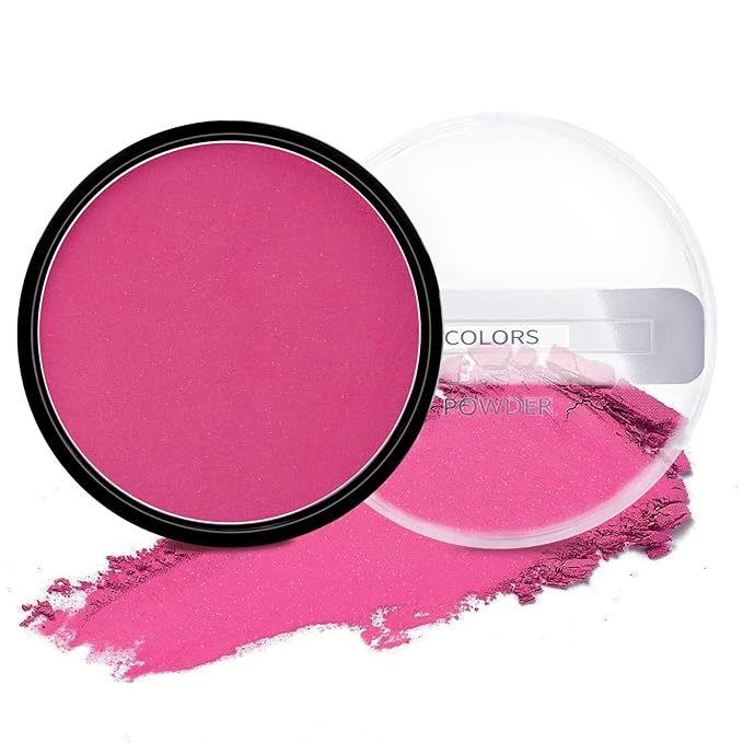 Boobeen Powder Blush Matte Blush, Highly Pigmented Beauty Cream Blush Palette for Create A Natural Cheek Flushed Look, Rich Colors (C-06)-Velvo Beauty
