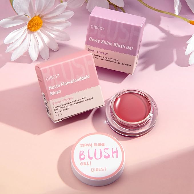 Warm Change Blush Clear Color Change Moisturizing Natural Nude Long-lasting All-Day Face Enhancing Makeup Color,-Velvo Beauty