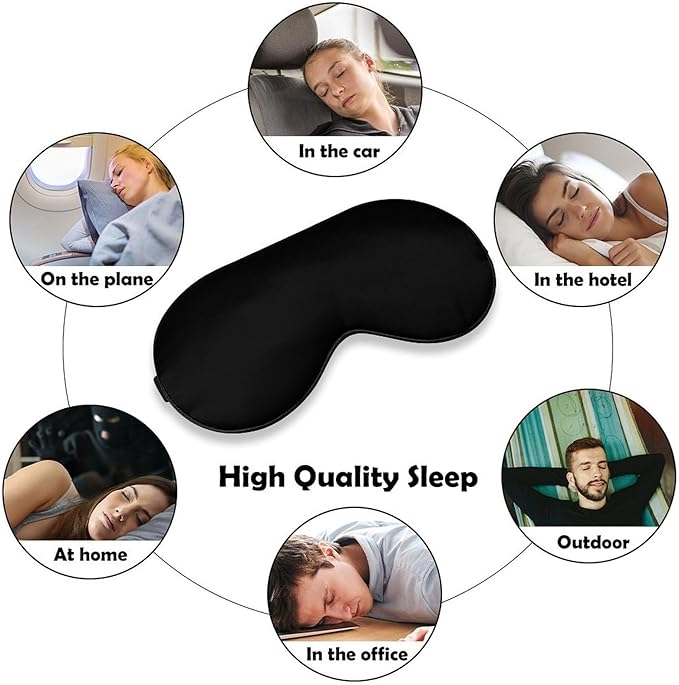 Custom Eye Mask Design Your Own Personalized Eye Shade Add Your Image Text Logo Light and Easy to Carry Effective Shadin Adjustable, 1pcsBlack, 8.1"x4.1"-Velvo Beauty