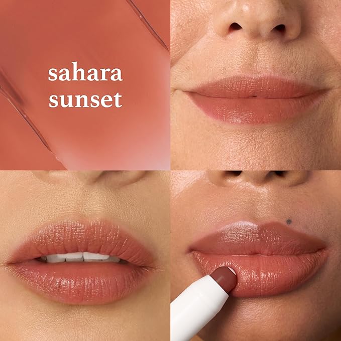 Julep It's Balm: Tinted Lip Balm + Buildable Lip Color - Sahra Sunset - Natural Gloss Finish - Hydrating Vitamin E Core - Vegan-Velvo Beauty