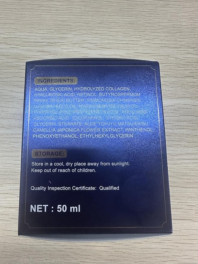 Retinol Cream for Face, Collagen Neck Creams for Tightening and Firming, Anti Aging Day & Night Facial Moisturizer for Women & Men, Instant Face Lift Wrinkle Cream 1.7 fl. oz.-Velvo Beauty