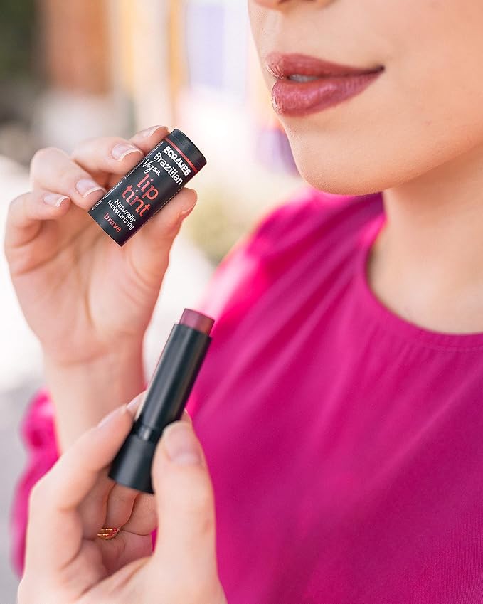 Eco Lips Vegan Cruelty-Free Brazilian Lip Tint Variety Pack - 100% Natural Lip Balm (Blessed, Blissful, Brave, Brazen, Bold) (5 Pack) | Made in USA-Velvo Beauty