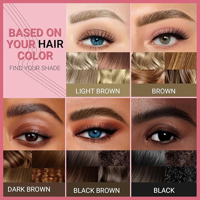 Eyebrow Pen - Microblading eyebrow pencil with Micro-Fork Tip & Precision Tip for Natural Brows, Eyebrow Pencils for Women, Dual-Ended Brow Brush, Waterproof, Brown-Velvo Beauty