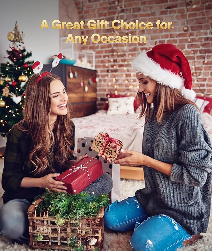 Light Based Face-Neck-Massager - 7 Color Portable Facial Massager for Skin Care, Rose Gold-Velvo Beauty