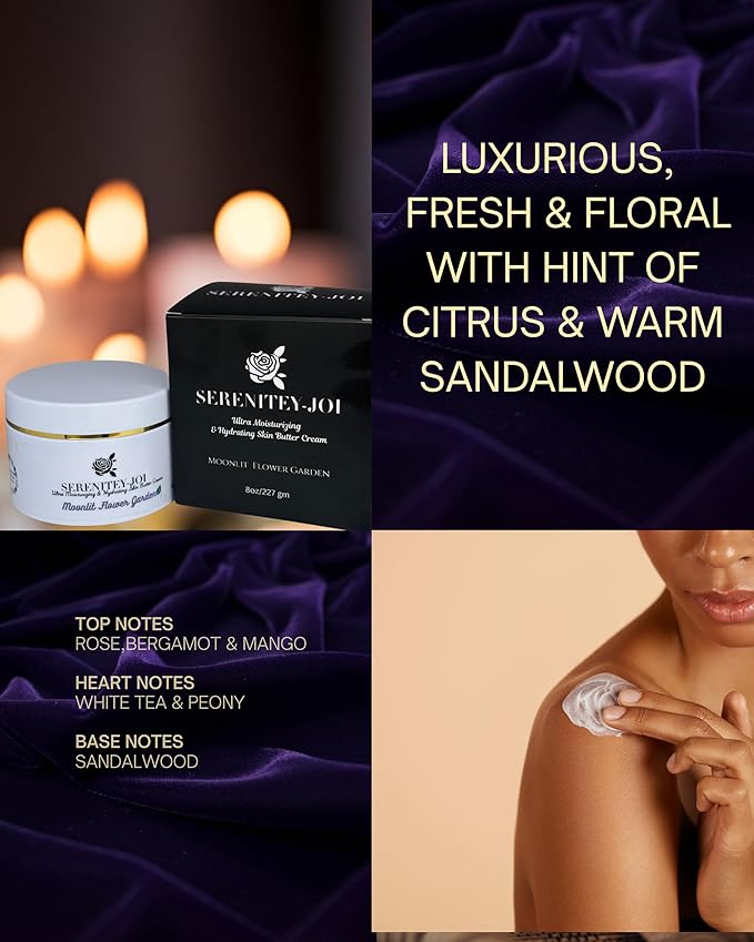 Ultra Moisturizing & Hydrating Body Butter Cream with Botanical Oils, Natural Ceramides, Hyaluronic Acid, Squalane, Cupuacu & Mango Butters-Heal, Soften & Repair Dry Skin 8oz-Velvo Beauty
