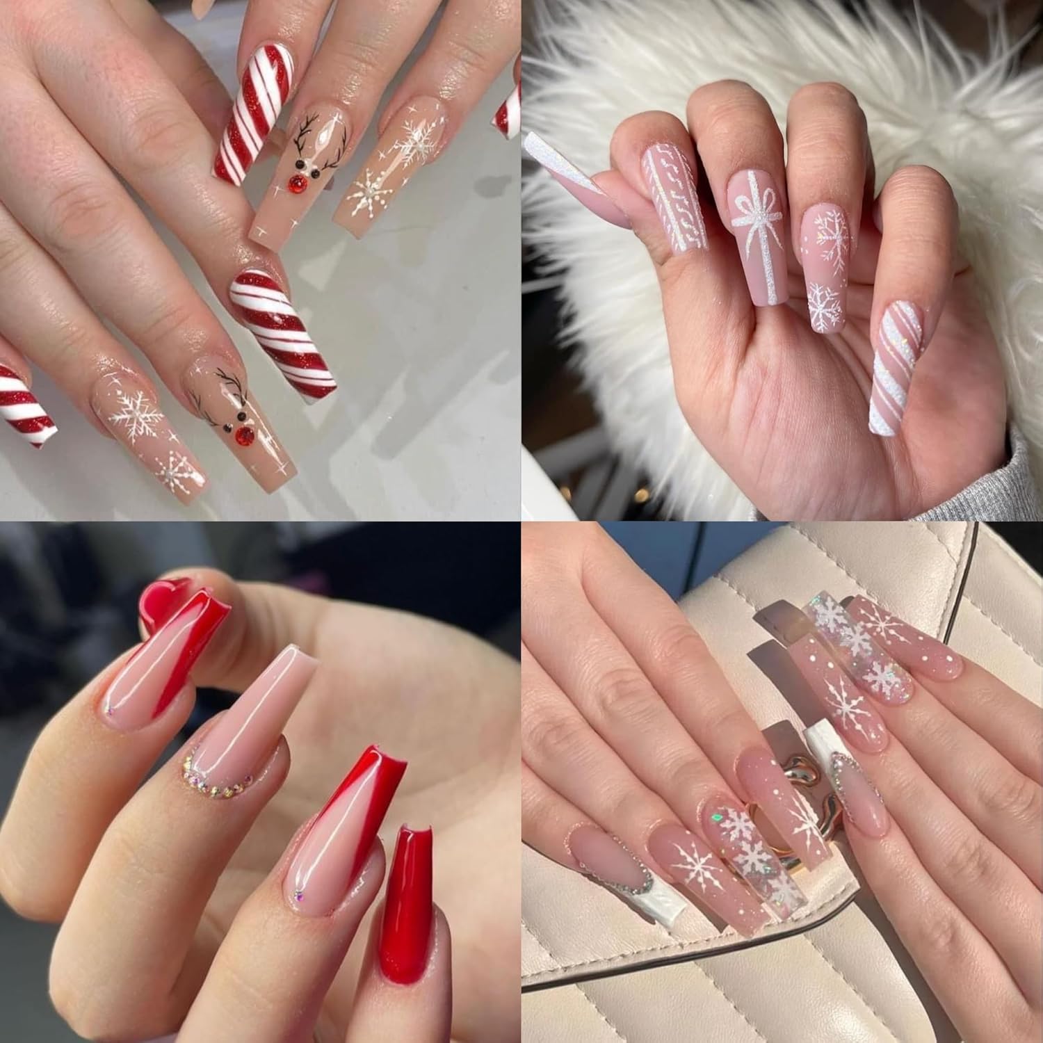 UNA GELLA Gel Nail Tips Coffin - Long Coffin Ballerina Nails Tips Half Cover Ballerina Acrylic Fake Nails 216PCS Falese Nail Tips for Nail Extension 12 Sizes Home DIY Salon-Velvo Beauty