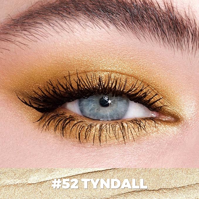 FOCALLURE Shimmer and Matte Cream Eyeshadow Stick,Smooth Brilliant Eye Brightener Pencil,High Pigment Eye Highlighter Pen for Women,Long Lasting Waterproof Eye Shadow and Liners Makeup (Tyndall)-Velvo Beauty