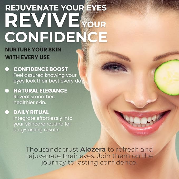 Under Eye Gel - Premium Anti Aging Eye Cream for Dark Circles & Puffiness, Treatment On, Eye Bags Gone, Brightness Glows, 1.7 oz.-Velvo Beauty