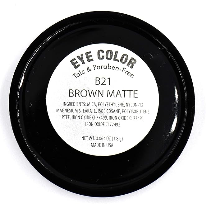 Chocolate Brown Chestnut Cocoa Matte Opaque Pressed Powder Single Vegan Eyeshadow; Talc, Paraben & Cruelty Free-Velvo Beauty