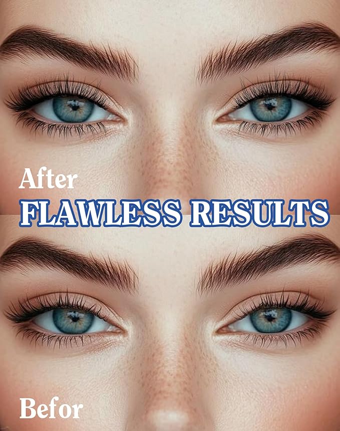 Bottom Lashes Natural Everyday Wispy Lashes Natural Look Flared Eyelashes False Lower Lashes Soft Fluffy Lashes False Eyelashes 7 Pairs B-1-Velvo Beauty