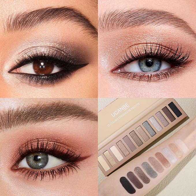 UCANE All In One Makeup Sets For Women, Naked Eyeshadow, Lipsticks, Lipgloss, Mascara, Eyeliner, Eyebrow Pencil, Liquid Blush, Cosmetic Bag, Beauty Gift Kit For Teens-Velvo Beauty