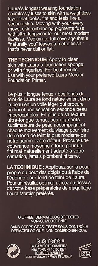 Laura Mercier Flawless fusion ultra-longwear foundation - honey by laura mercier for women - 1 oz foundation, 1 Ounce-Velvo Beauty