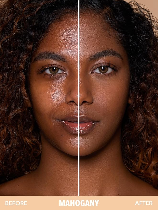 SHEGLAM SKin-Focus Full Coverage Powder Foundation Oil-Control Lightweight Face Pressed Powder Makeup-Mahogany-Velvo Beauty